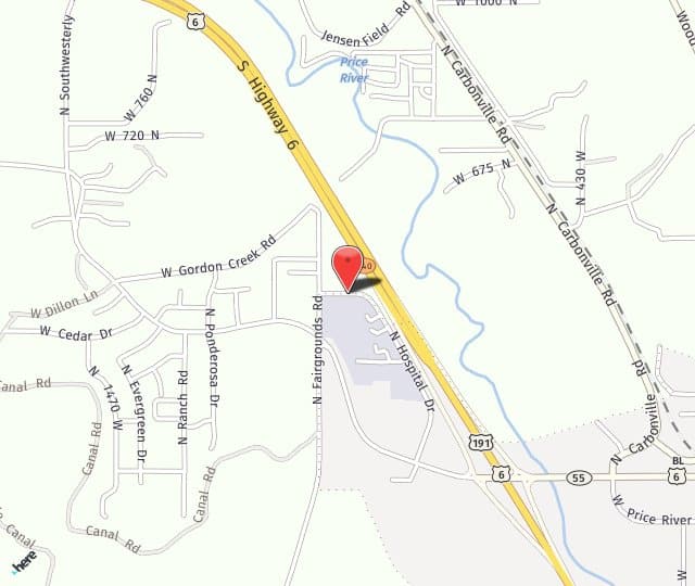 Location Map: 945 W Hospital Dr. Price, UT 84501