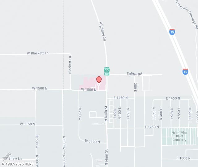 Location Map: 48 West 1500 North Nephi, Utah 84648