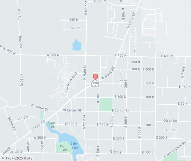 Location Map: 89 S State Rd 198 Salem, Utah 84653