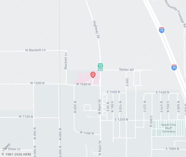 Location Map: 48 West 1500 North Nephi, Utah 84648
