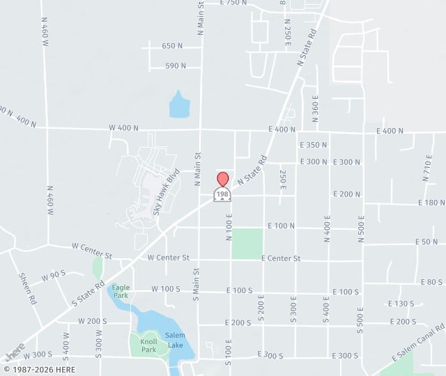 Location Map: 89 S State Rd 198 Salem, Utah 84653